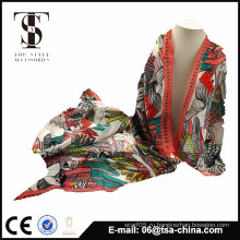 Женщины Аксессуары Мода Стиль Многоцветный печати Шея Шарф Длинные весной платок